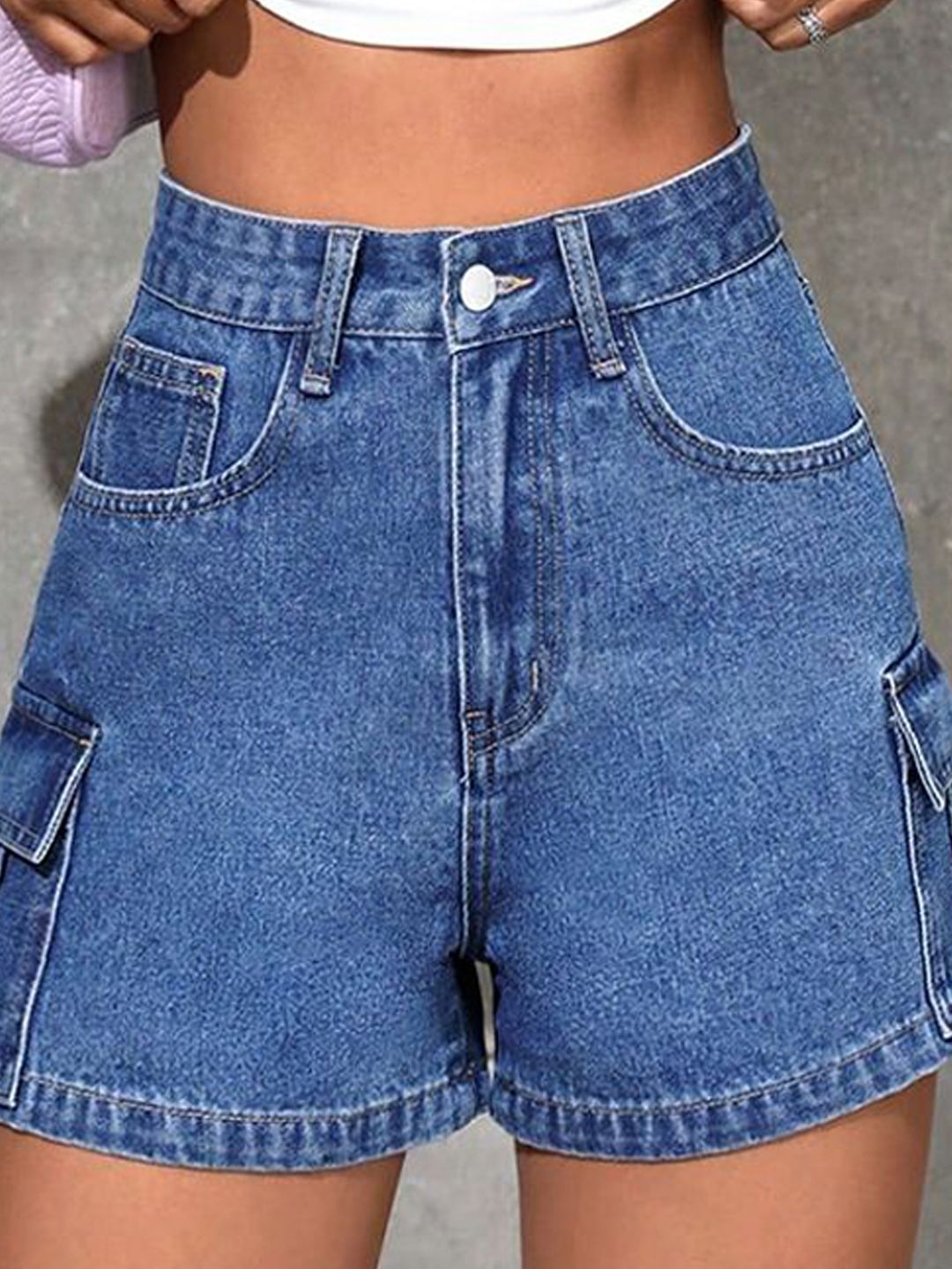 Kotty Women High-Rise Denim Shorts