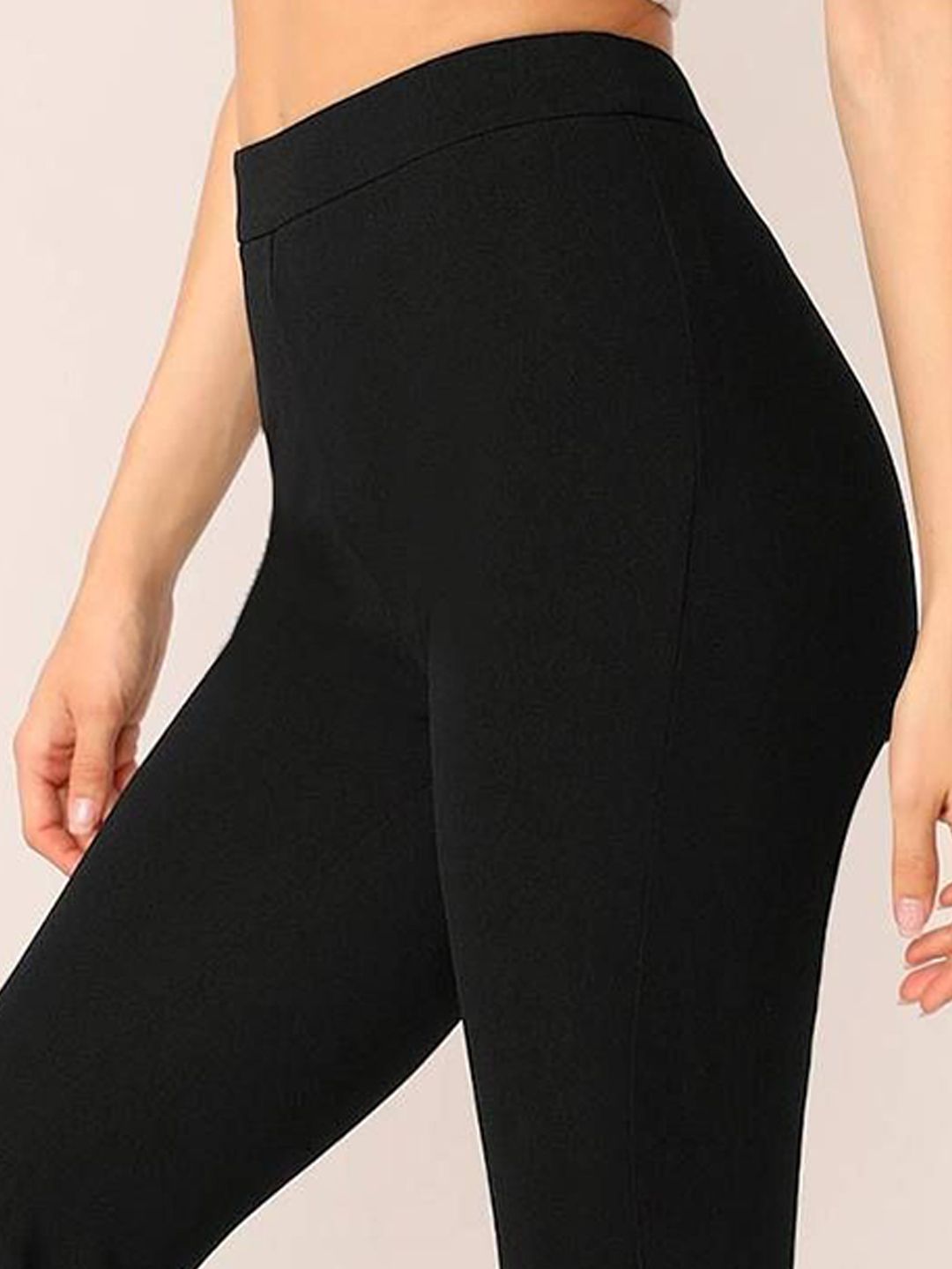 Kotty Women Solid Relaxed High-Rise Trousers