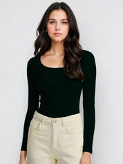 Kotty Scoop Neck Long Sleeves Thermal T-shirt With Trousers