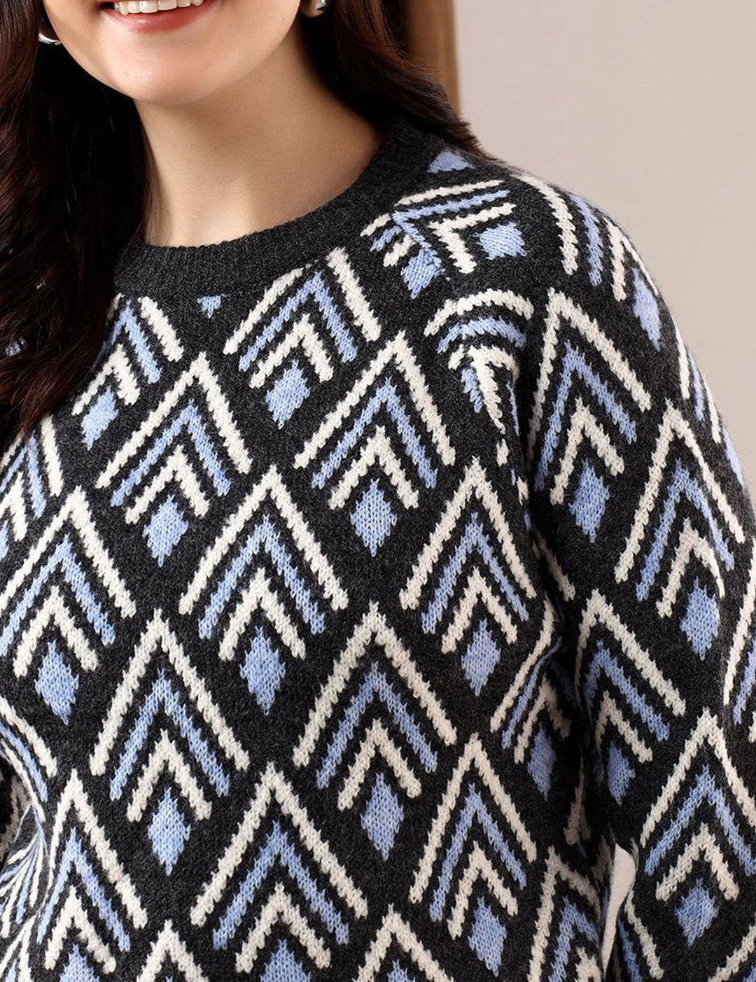 Kotty Women Printed Crop Pullover