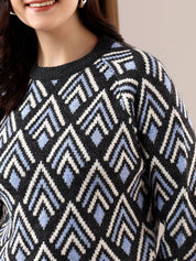 Kotty Women Printed Crop Pullover