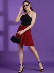 Kotty Flared Above Knee Length Skirt