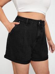 Kotty Women High-Rise Denim Shorts
