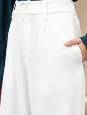 Kotty Women Straight Fit High-Rise Trousers