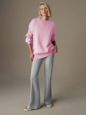 Kotty Women Round Neck Oversized Therma Fit Sweatshirt