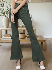 Kotty Women Bootcut High-Rise Stretchable Jeans