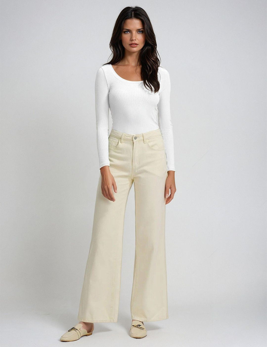 Kotty Women Solid Scoop Neck Top