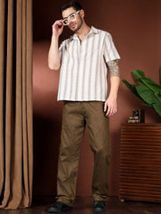 Kotty Men Relaxed Easy Wash Cargos Trousers