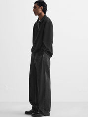 Kotty Men Shirt Collar Cotton Sweatshirt