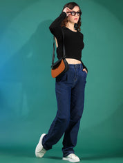 Kotty Women Solid Round Neck Top