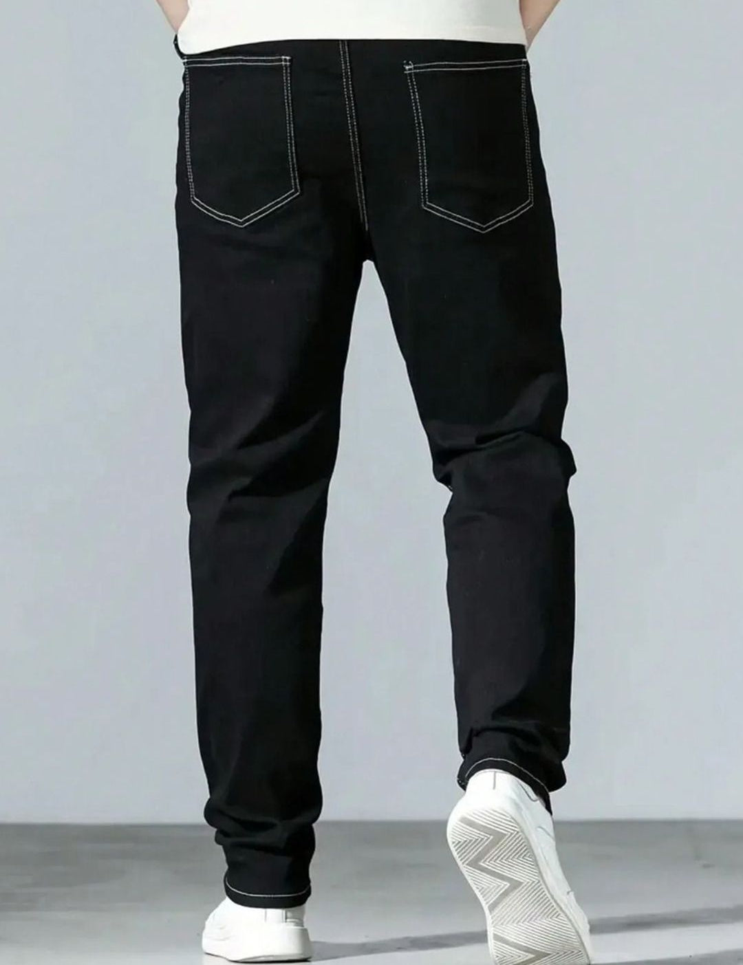 Kotty Men Slim Fit Mid-Rise Clean Look Cotton Stretchable Jeans