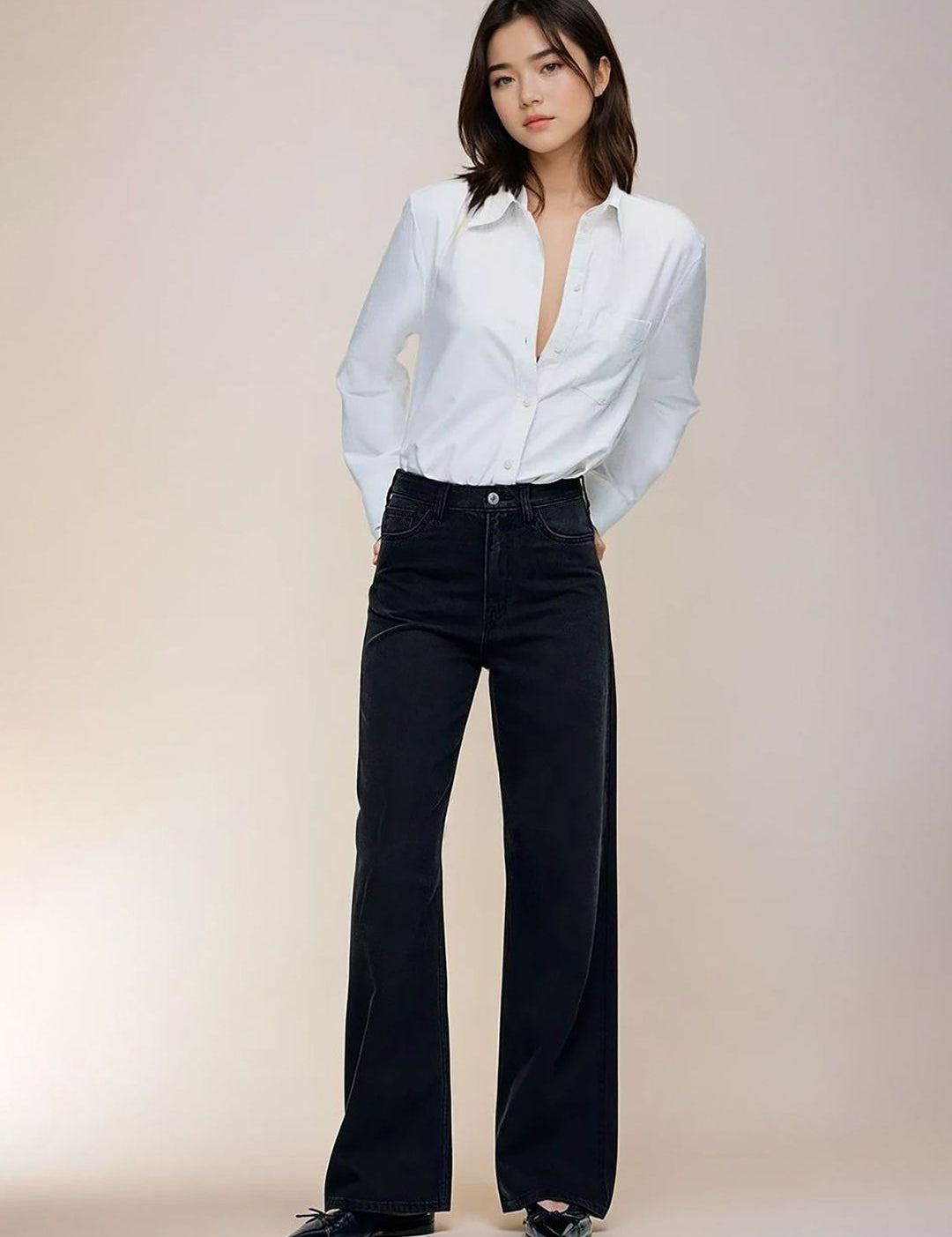 Kotty Women Straight Fit High-Rise Jeans