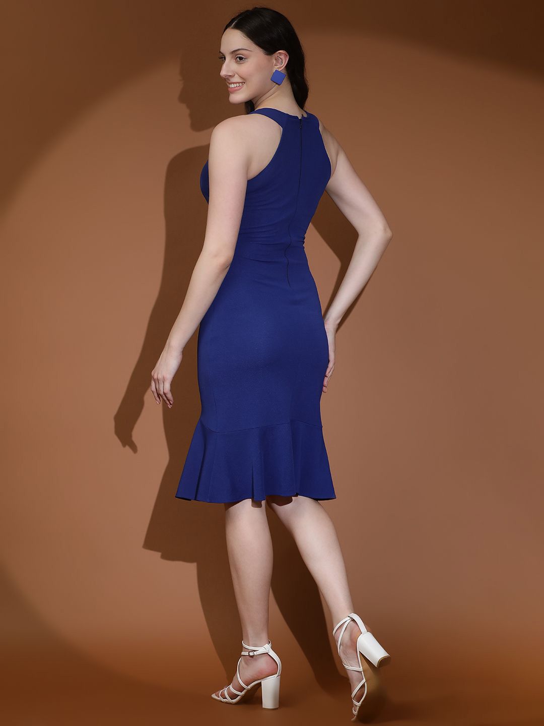 Kotty Women Fit and Flare Midi Dress