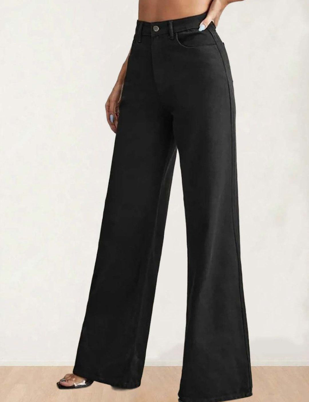 Kotty Women Wide Leg High-Rise Stretchable Jeans