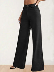 Kotty Women Wide Leg High-Rise Stretchable Jeans