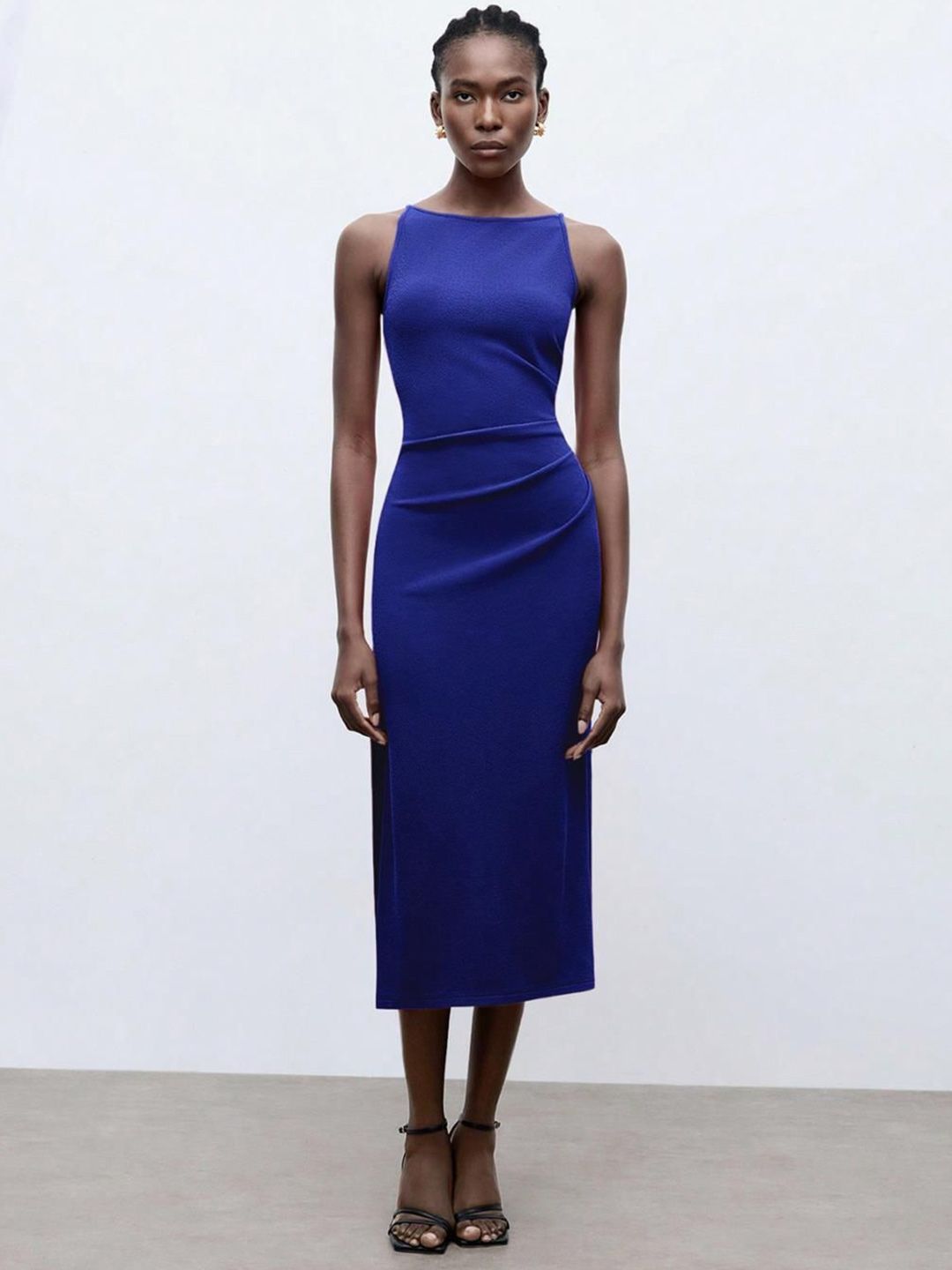 Kotty Women Boat Neck Bodycon Dress