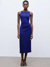 Kotty Women Boat Neck Bodycon Dress