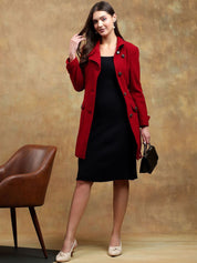 Kotty Spread Collar Longline Overcoat
