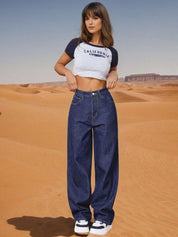 Kotty Women Jean Straight Fit High-Rise Stretchable Jeans