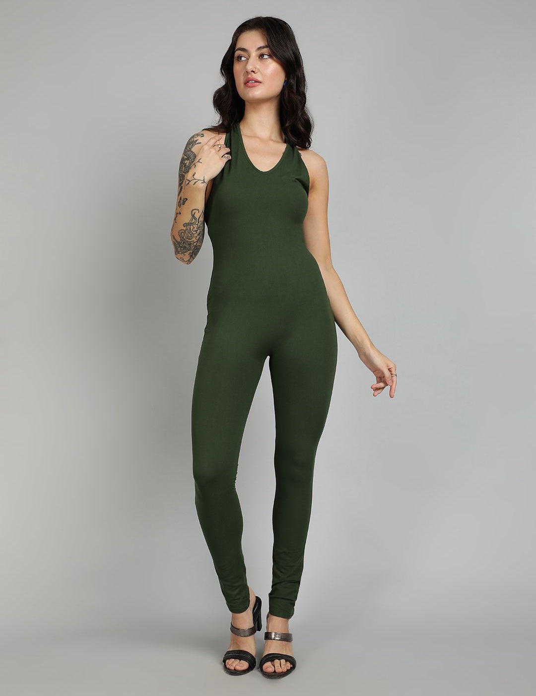 Kotty Halter Neck Basic Jumpsuit