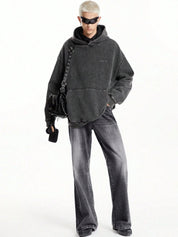 Kotty Men Wide Leg Low-Rise Light Fade Stretchable Jeans