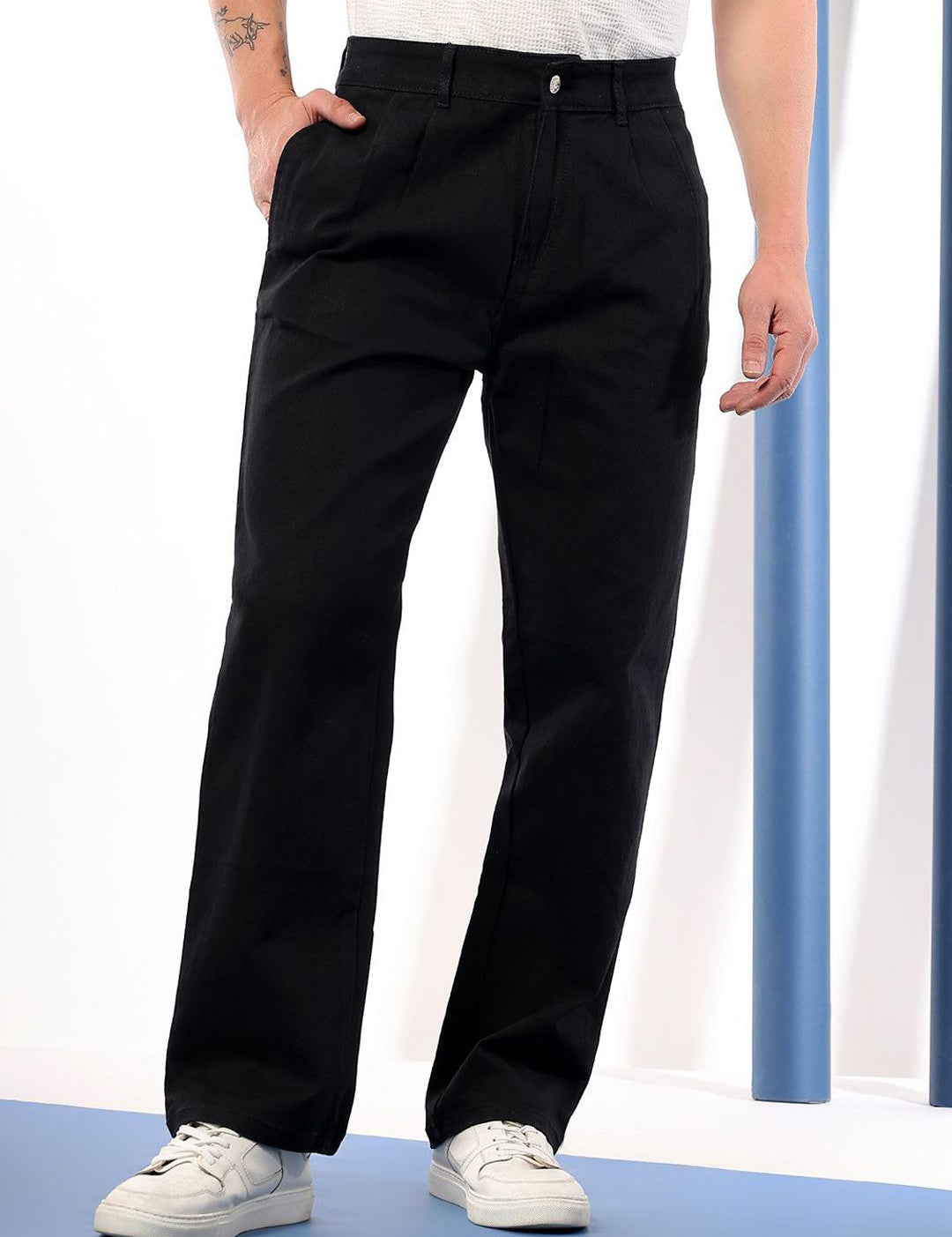 Kotty Men Comfort Regular Fit Mid-Rise Stretchable Jeans