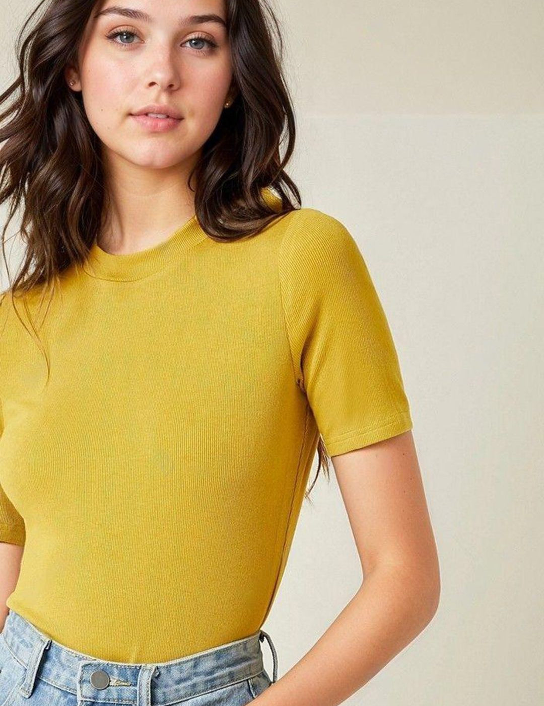 Kotty Women Solid High Neck Top