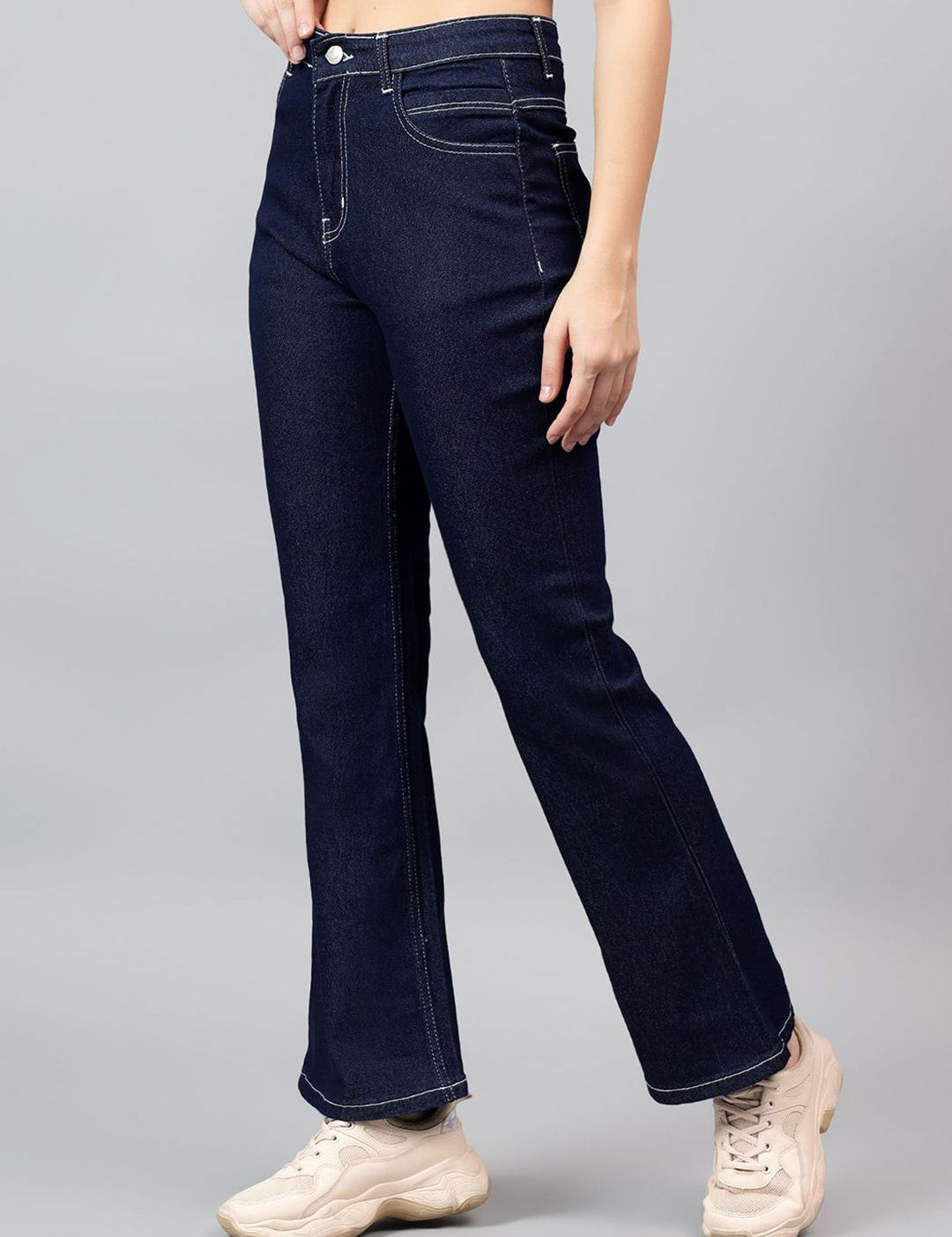 Kotty Women Bootcut High-Rise Stretchable Jeans