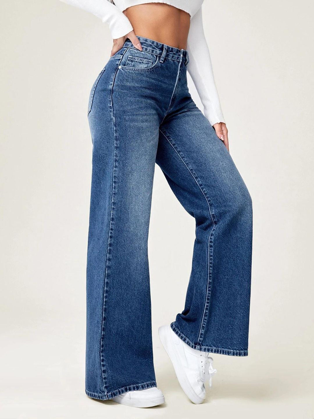 Kotty Women Flared High-Rise Stretchable Jeans