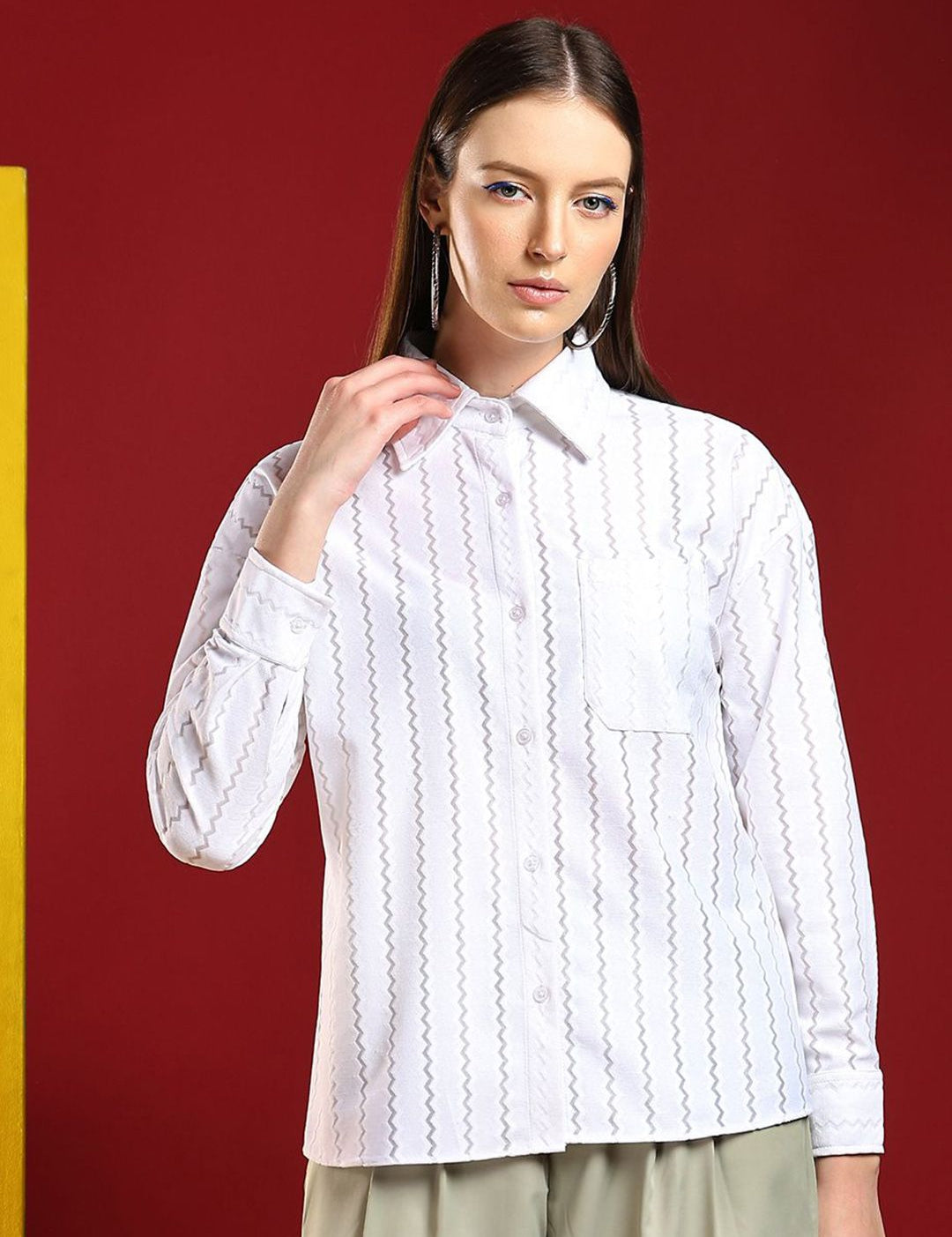 Kotty Women Comfort Opaque Casual Shirt