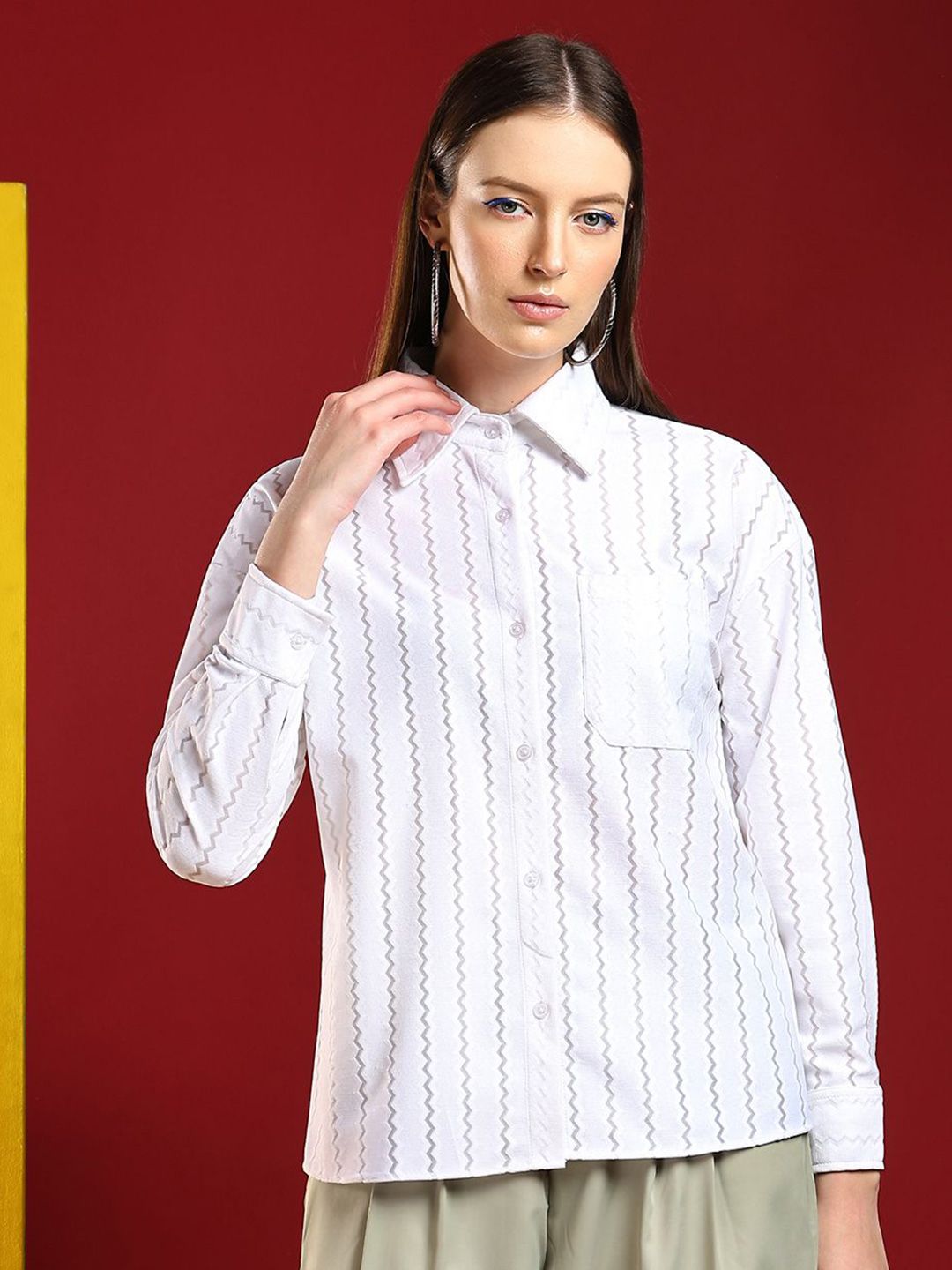 Kotty Women Comfort Opaque Casual Shirt