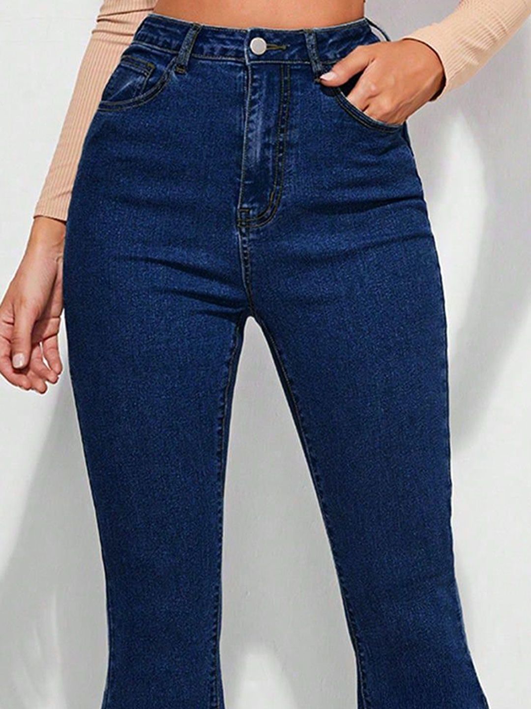 Kotty Women Bootcut High-Rise Stretchable Jeans