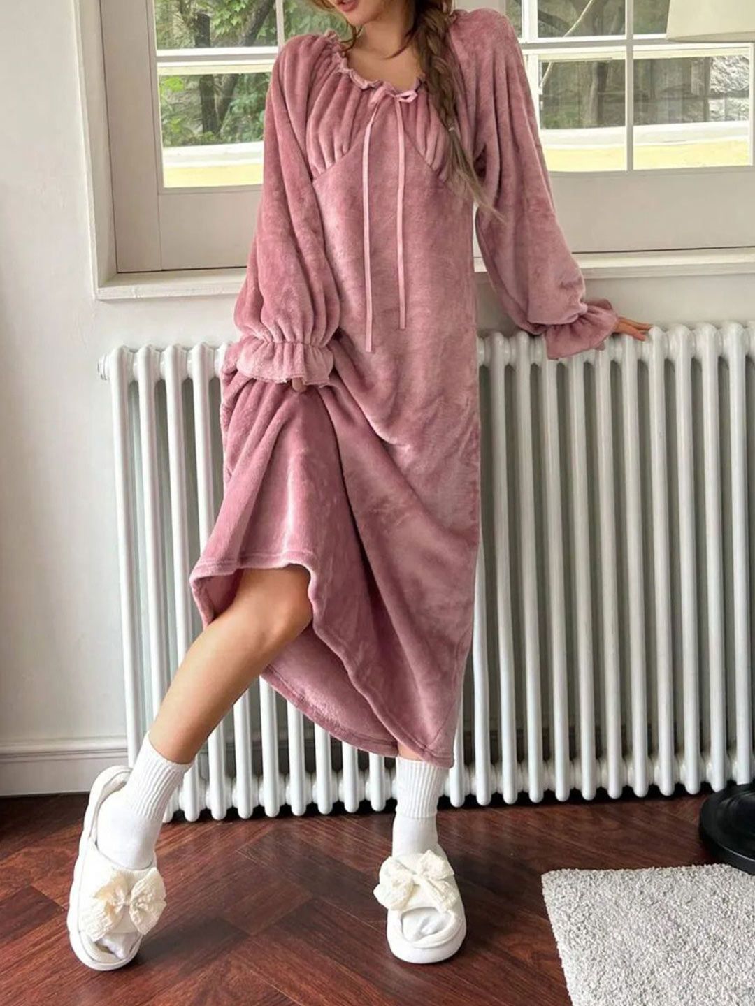 Kotty Puff Sleeve Maxi Dress