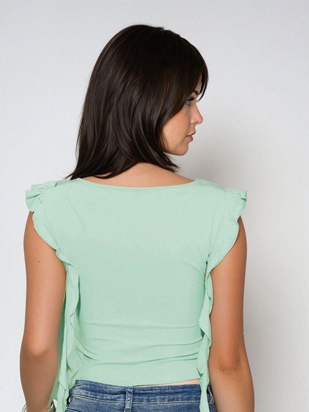 Kotty Women Solid Boat Neck Top