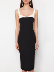 Kotty Shoulder Straps Bodycon Dress