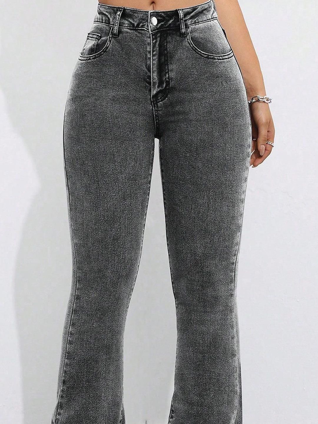 Kotty Women Flared High-Rise Stretchable Jeans