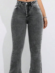 Kotty Women Flared High-Rise Stretchable Jeans