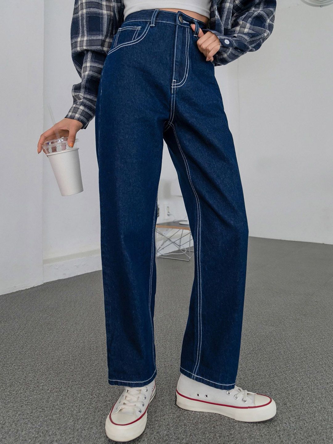 Kotty Women Regular Fit High-Rise Stretchable Jeans