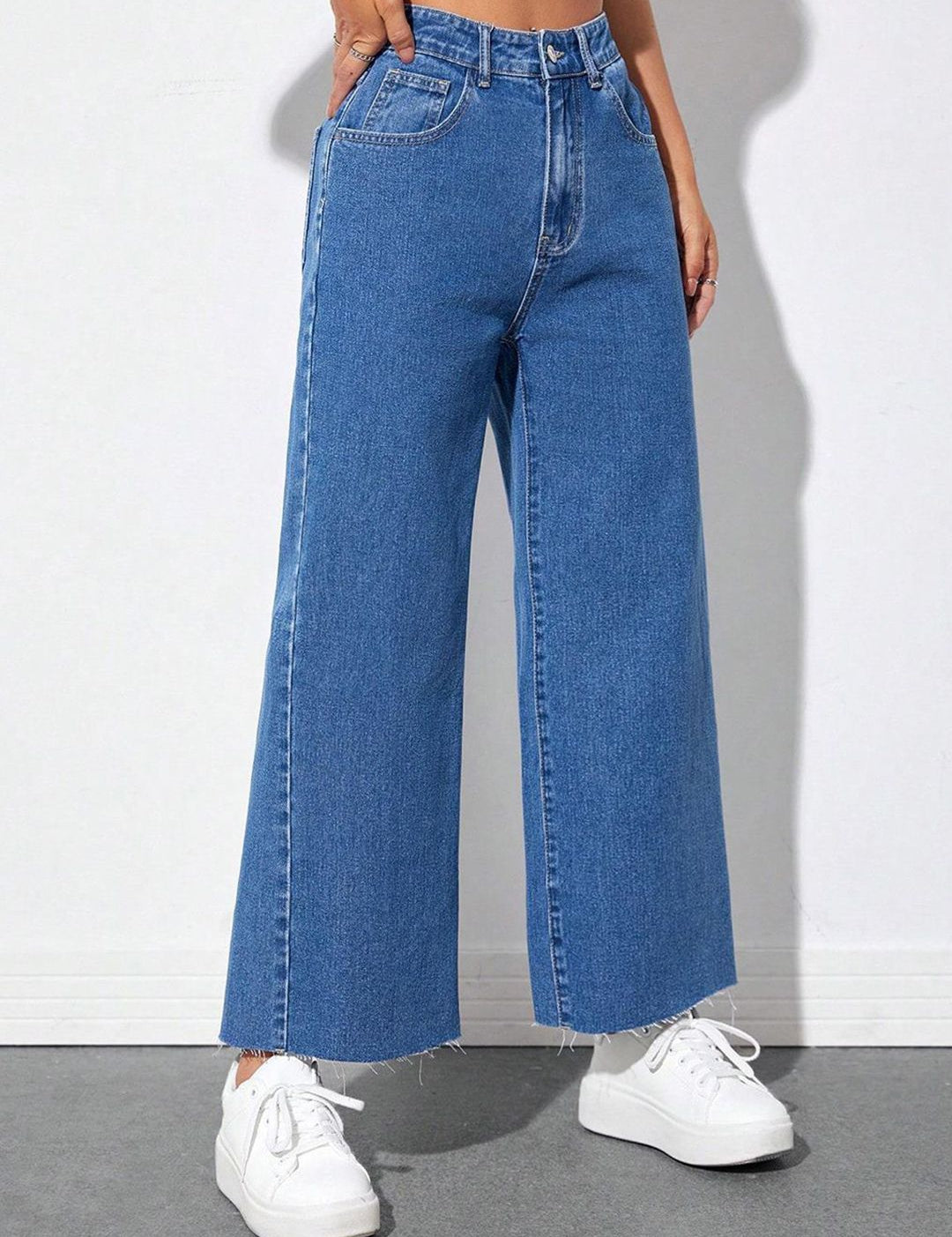 Kotty Women Wide Leg High-Rise Stretchable Jeans