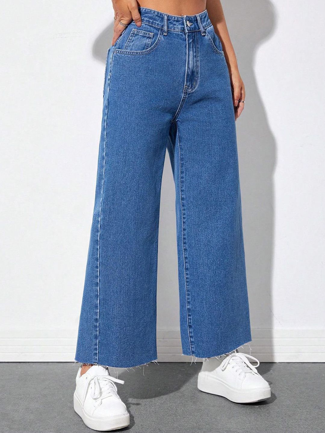 Kotty Women Wide Leg High-Rise Stretchable Jeans