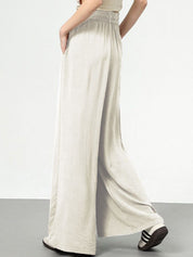 Kotty Women High-Rise Relaxed Fit Breathable Pleated Regular Trousers