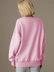 Kotty Women Round Neck Oversized Therma Fit Sweatshirt