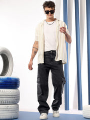 Kotty Men Comfort Regular Fit Mid-Rise Stretchable Jeans