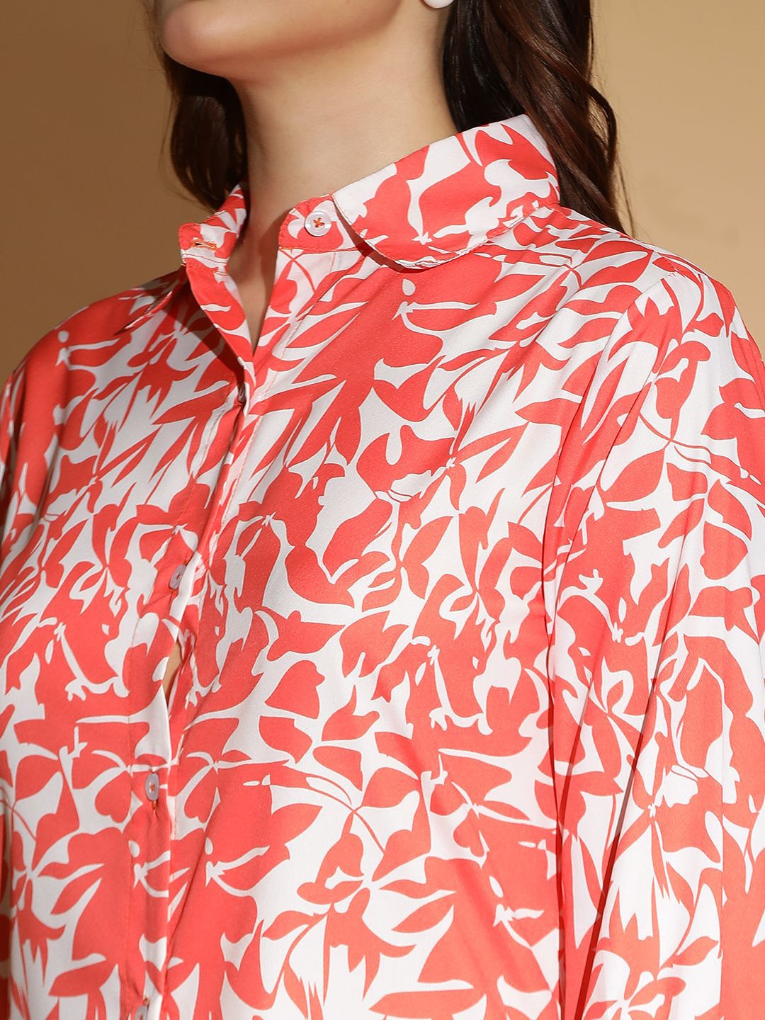 Kotty Women Printed A-Line Midi Dress