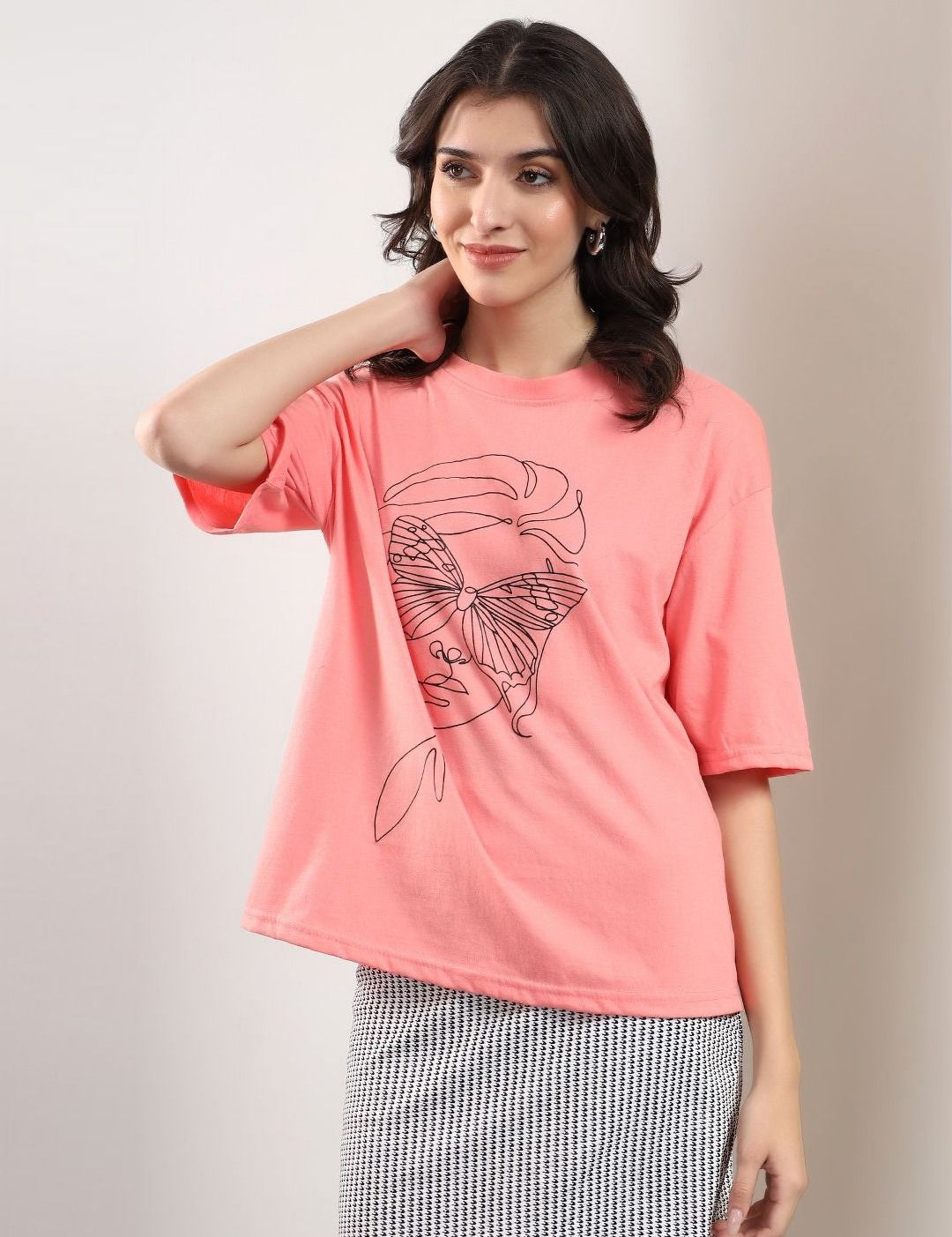 Kotty Women Printed T-shirt