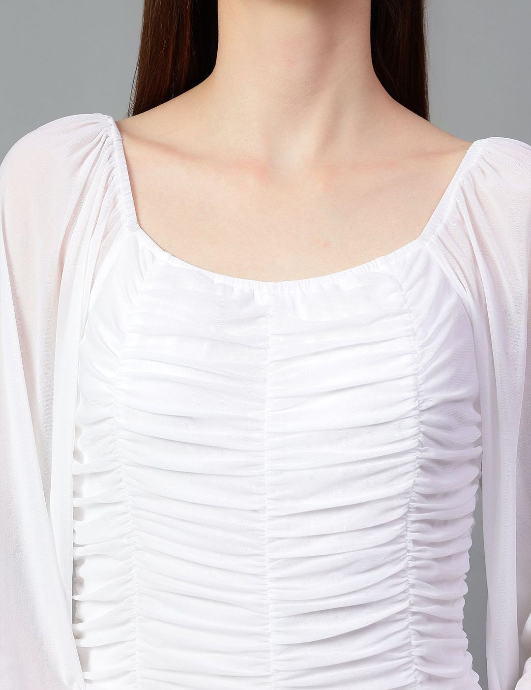 Kotty Women Bishop Sleeve Sheath Dress