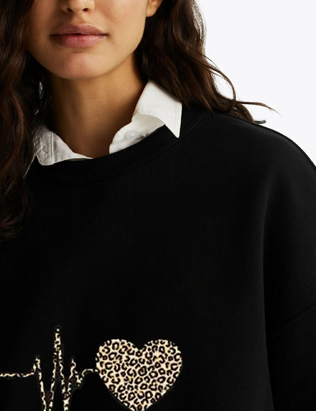 Kotty Women Graphic Printed Round Neck Full Sleeve Pullover Sweatshirt