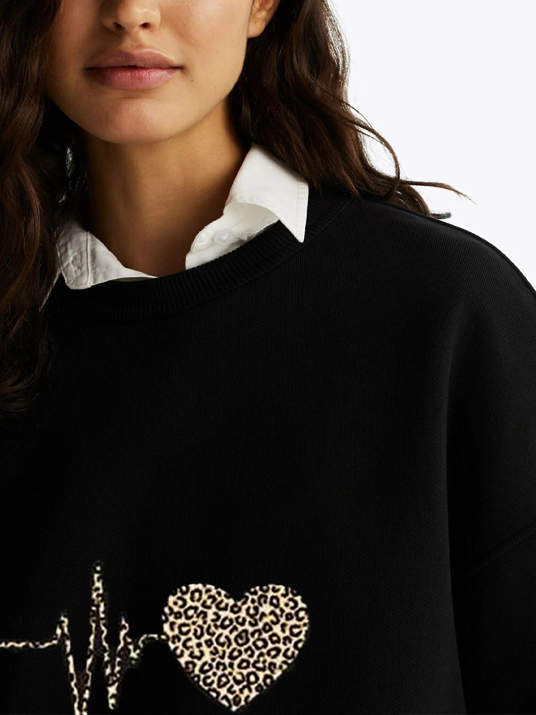 Kotty Women Graphic Printed Round Neck Full Sleeve Pullover Sweatshirt