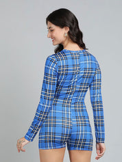 Kotty Checked Basic Jumpsuit