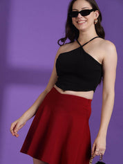 Kotty Flared Above Knee Length Skirt